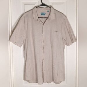 linen short sleeve shirt Women's Size XXL TENTH&OCEAN washable